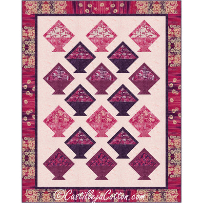 Daisy Baskets Quilt Pattern CJC-51661 - Paper Pattern