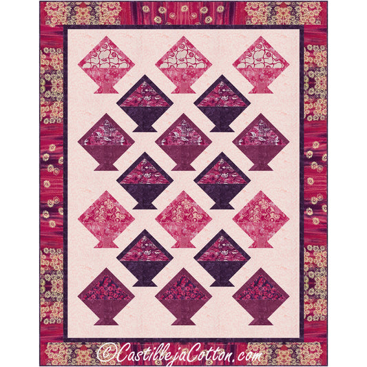 Daisy Baskets Quilt CJC-51661e - Downloadable Pattern