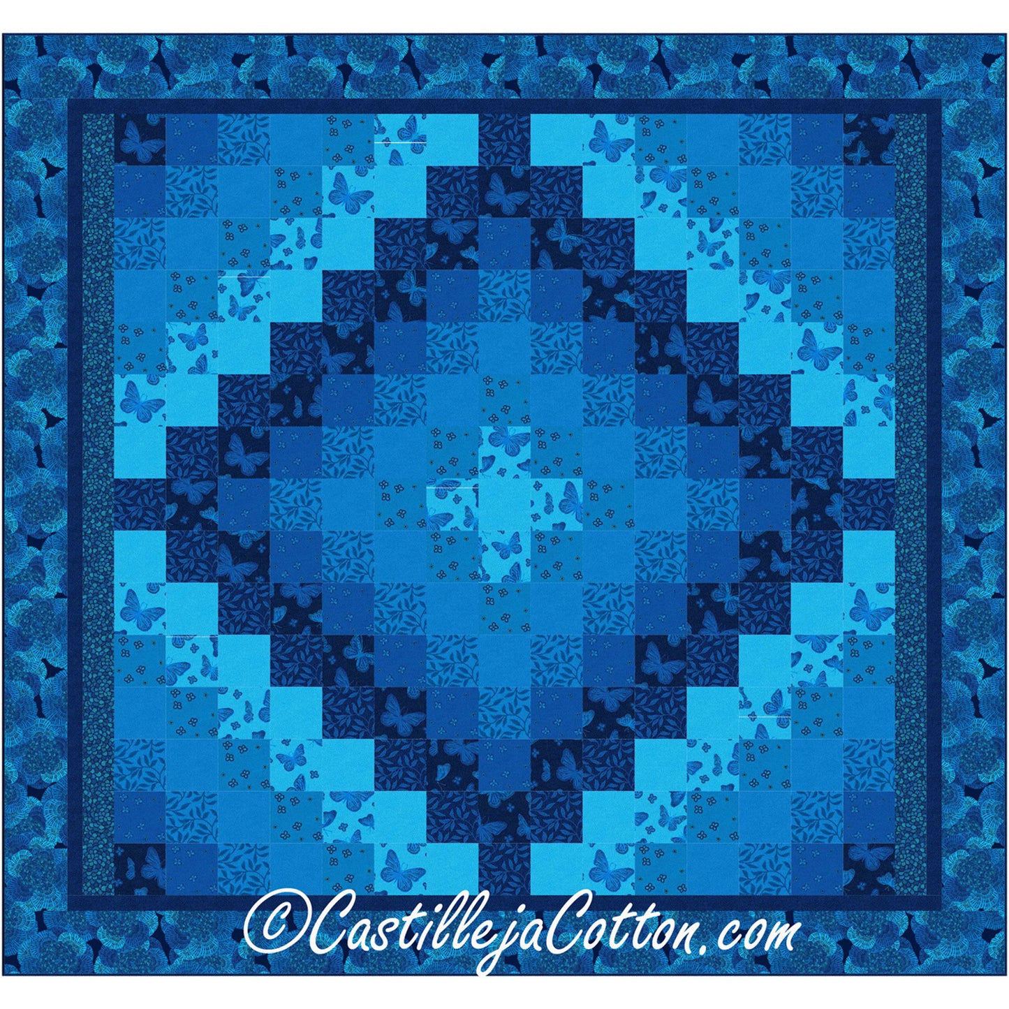 King Bed Trip Quilt CJC-51681e - Downloadable Pattern