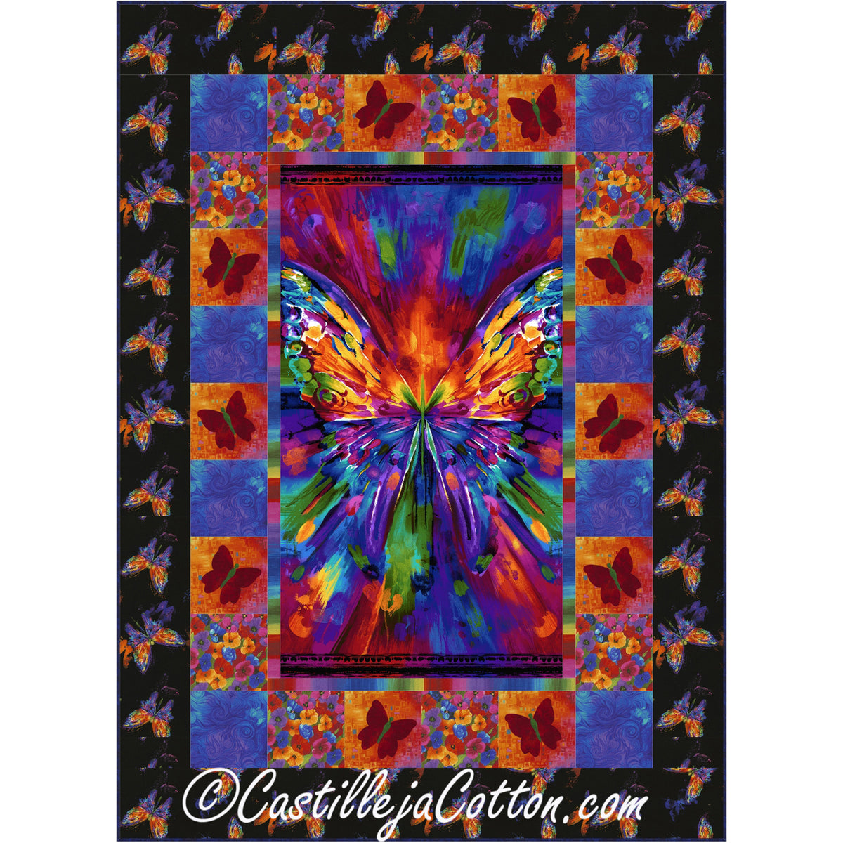 Butterfly Awaken Quilt CJC-51701e - Downloadable Pattern