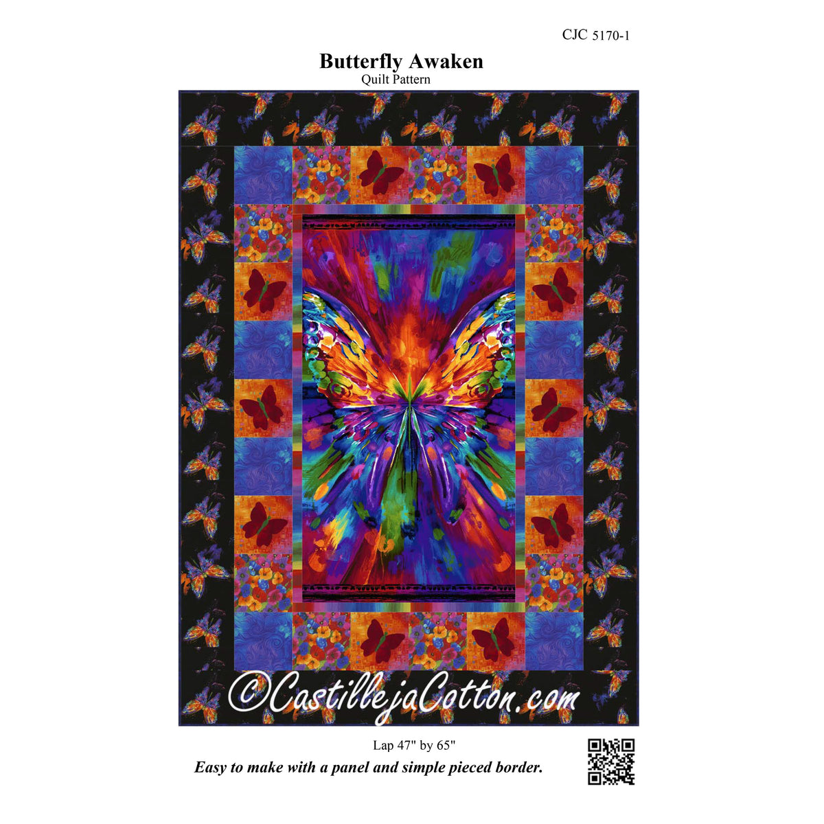 Butterfly Awaken Quilt CJC-51701e - Downloadable Pattern