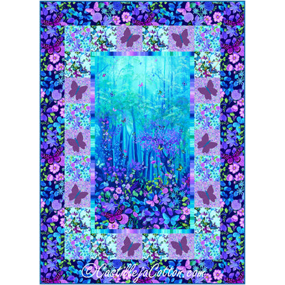 Floral Butterfly Magic Quilt CJC-51702e - Downloadable Pattern