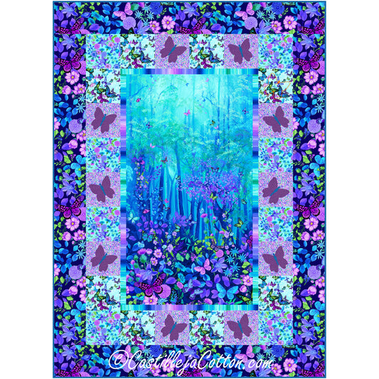 Floral Butterfly Magic Quilt CJC-51702e - Downloadable Pattern