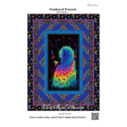 Feathered Peacock Quilt Pattern CJC-51723 - Paper Pattern