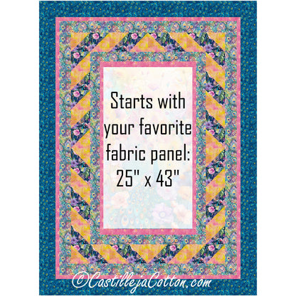 Beauty Peacock Quilt Pattern CJC-51728 - Paper Pattern