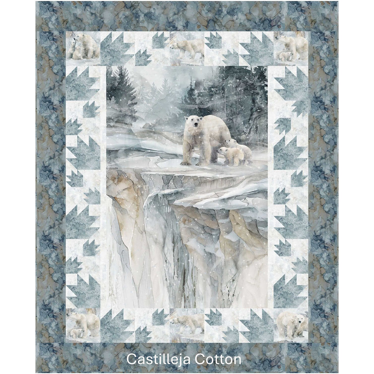Polar Bears Quilt Pattern CJC-51767 - Paper Pattern