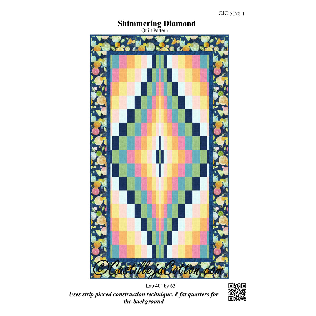 Shimmering Diamond Quilt CJC-51781e - Downloadable Pattern