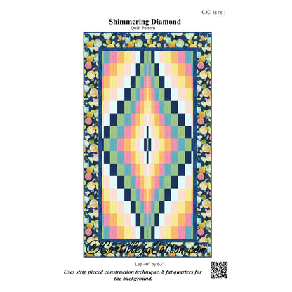 Shimmering Diamond Quilt CJC-51781e - Downloadable Pattern