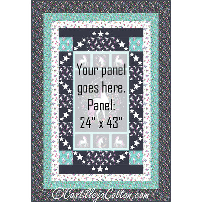 Unicorn Dreams Twin Quilt Pattern CJC-51862 - Paper Pattern