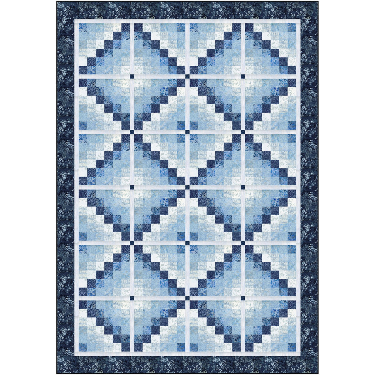 Six Diamonds Quilt Pattern CJC-51872 - Paper Pattern
