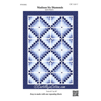 Madison Six Diamonds Quilt CJC-51877e - Download Pattern