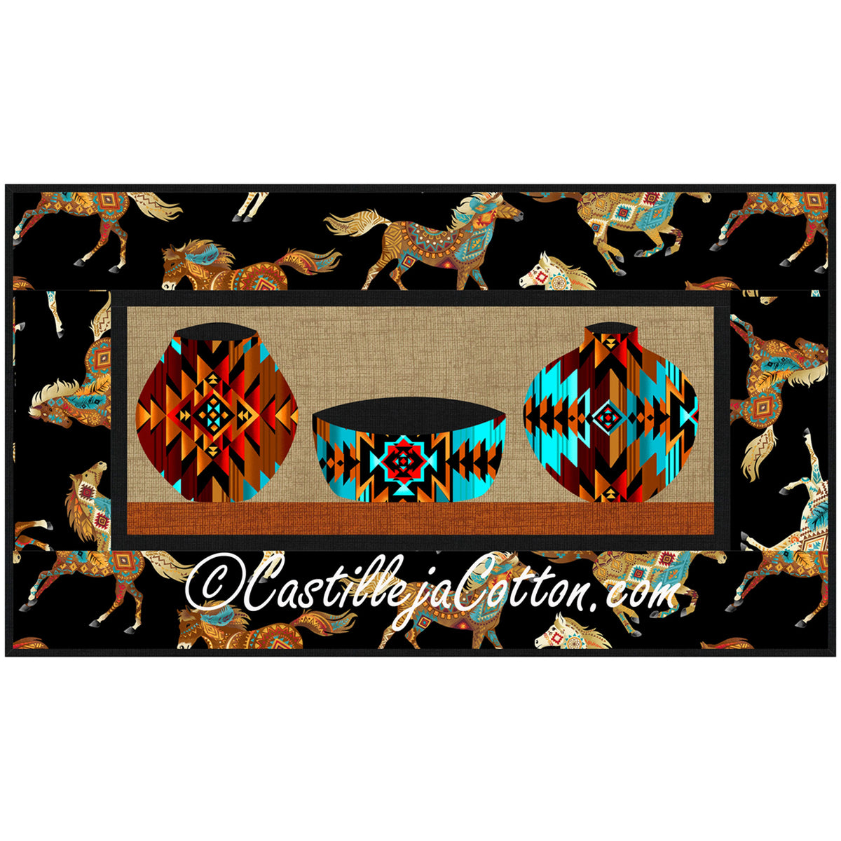 Pottery Shelf Wall Hanging Pattern CJC-51912 - Paper Pattern