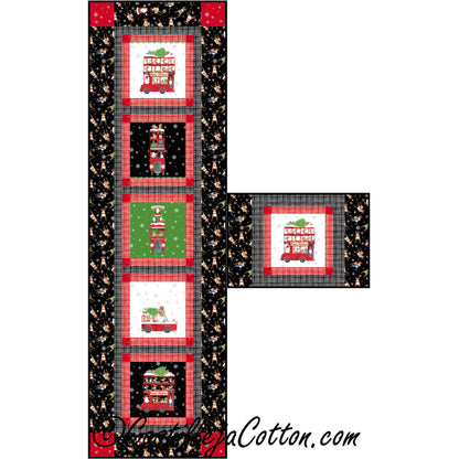 Five Sevens Table Set Quilt Pattern CJC-51973 - Paper Pattern