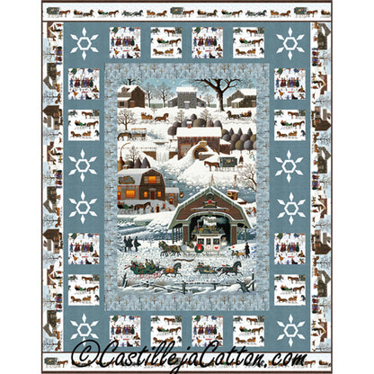 Snowflake Village Quilt Pattern CJC-51981 - Paper Pattern