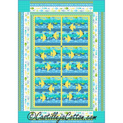 Fish Aquarium Quilt CJC-52181e - Downloadable Pattern