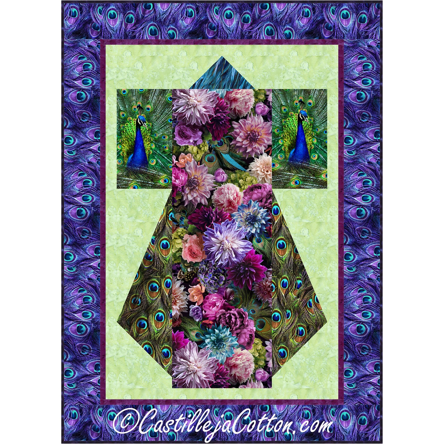 Floral Kimono Quilt Pattern CJC-52191 - Paper Pattern