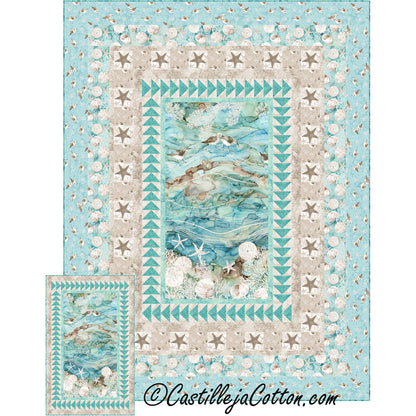 Sandy Beach Twin Quilt CJC-52210e - Downloadable Pattern