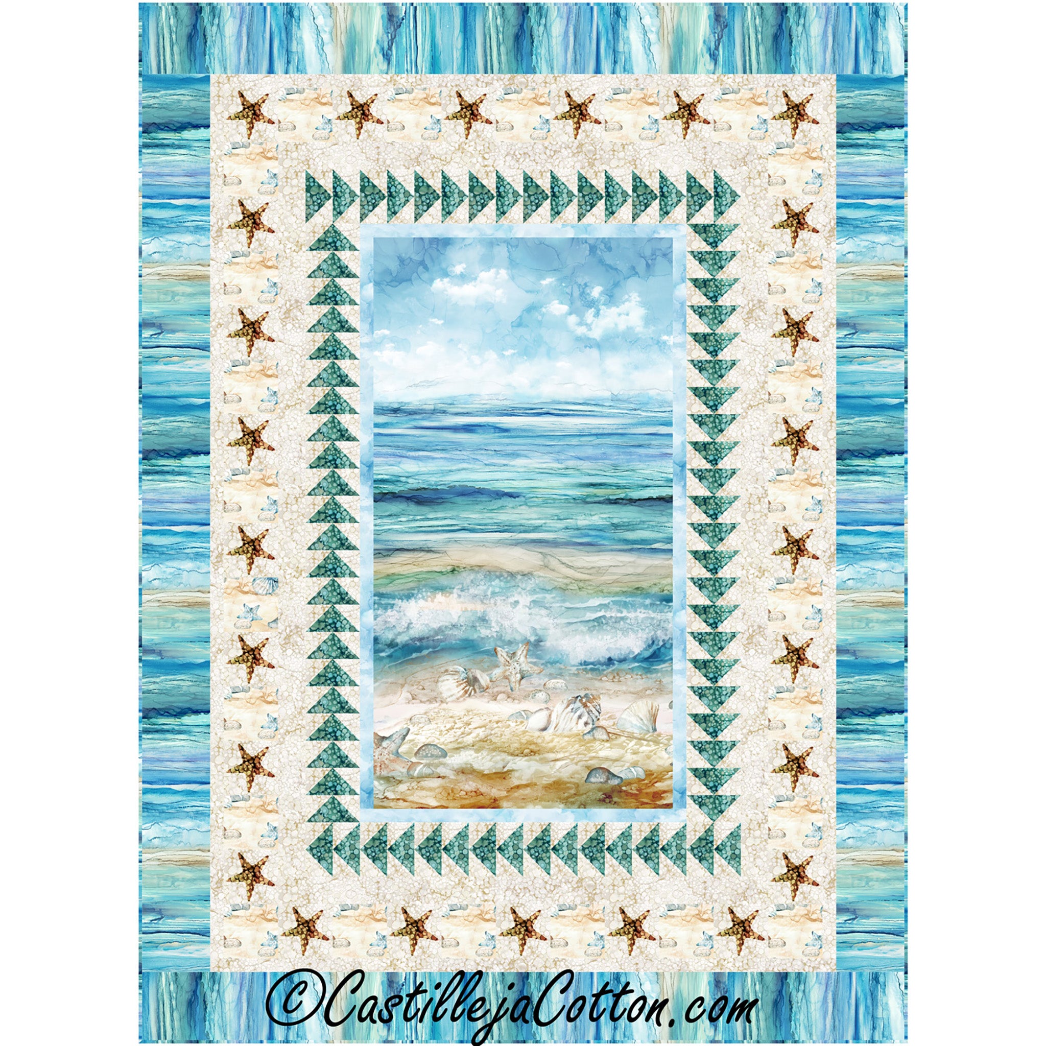 Ocean View Quilt Pattern CJC-52218 - Paper Pattern – QuiltWoman.com