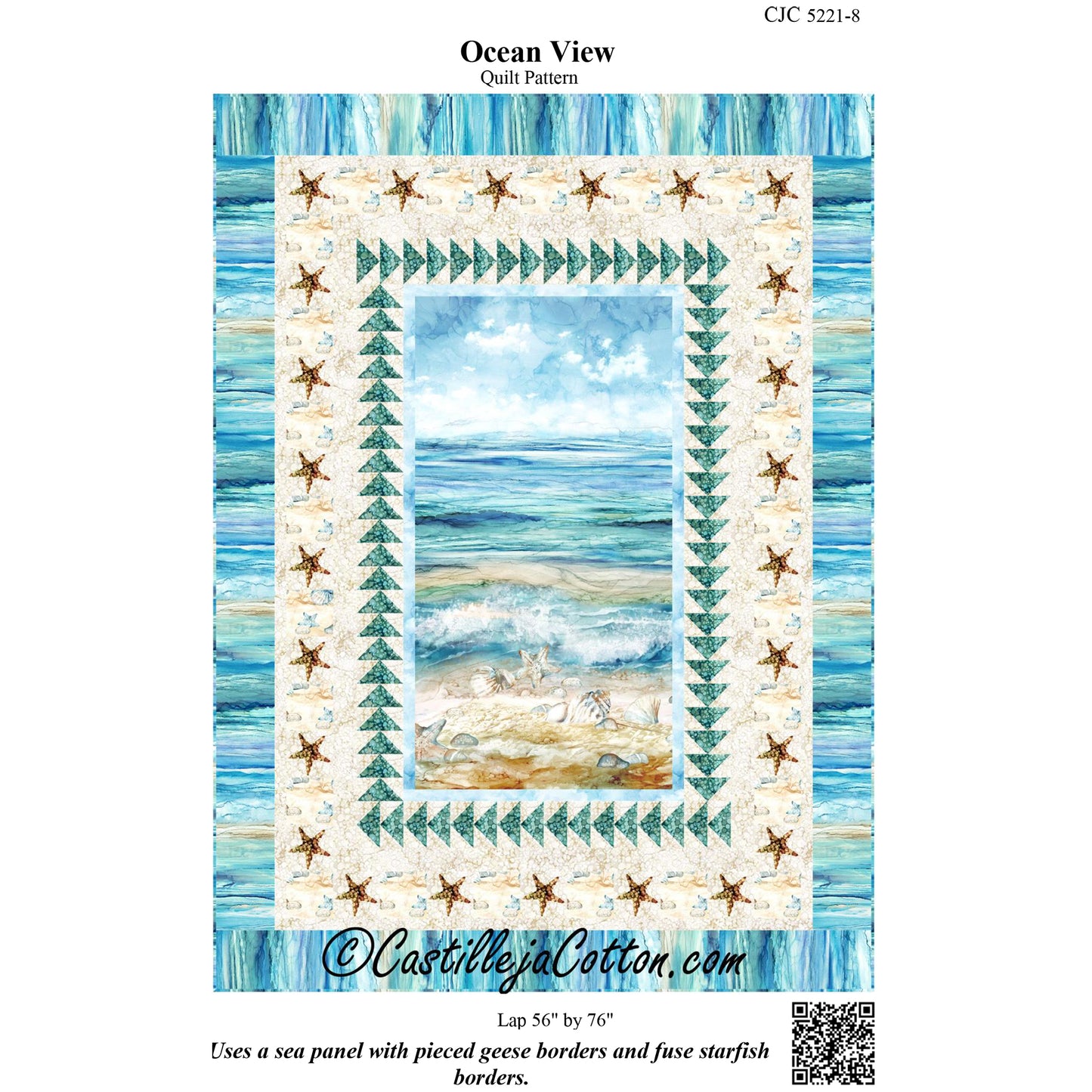 Ocean View Quilt CJC-52218e - Downloadable Pattern