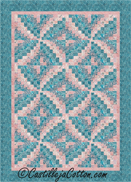 Bargello Windmills Quilt Pattern CJC-52221 - Paper Pattern