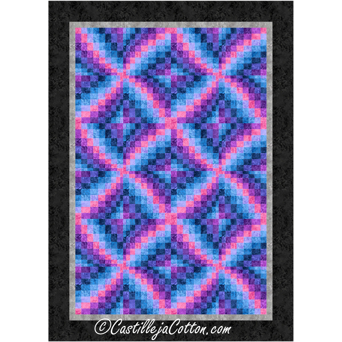 Bargello Windmills Quilt CJC-52223e - Downloadable Pattern
