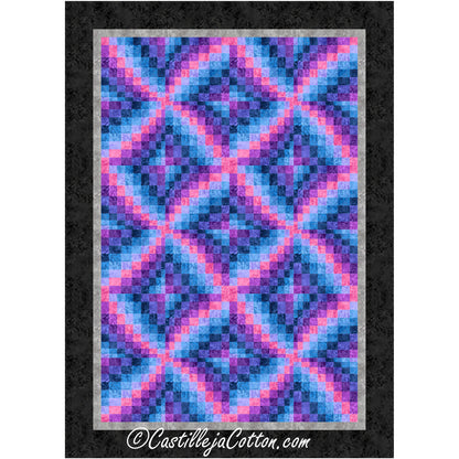 Bargello Windmills Quilt CJC-52223e - Downloadable Pattern