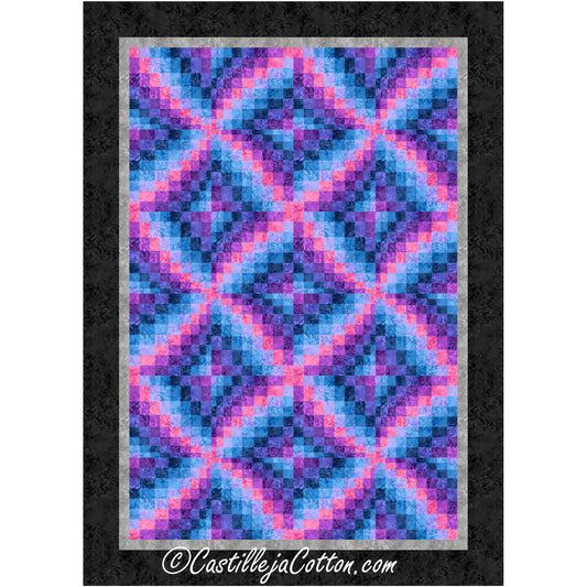 Bargello Windmills Quilt CJC-52223e - Downloadable Pattern