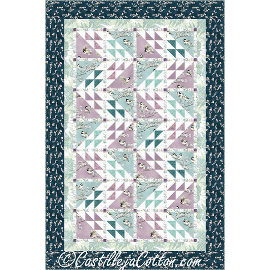 Birds in the Cherry Blossoms Quilt CJC-52241e - Downloadable Pattern