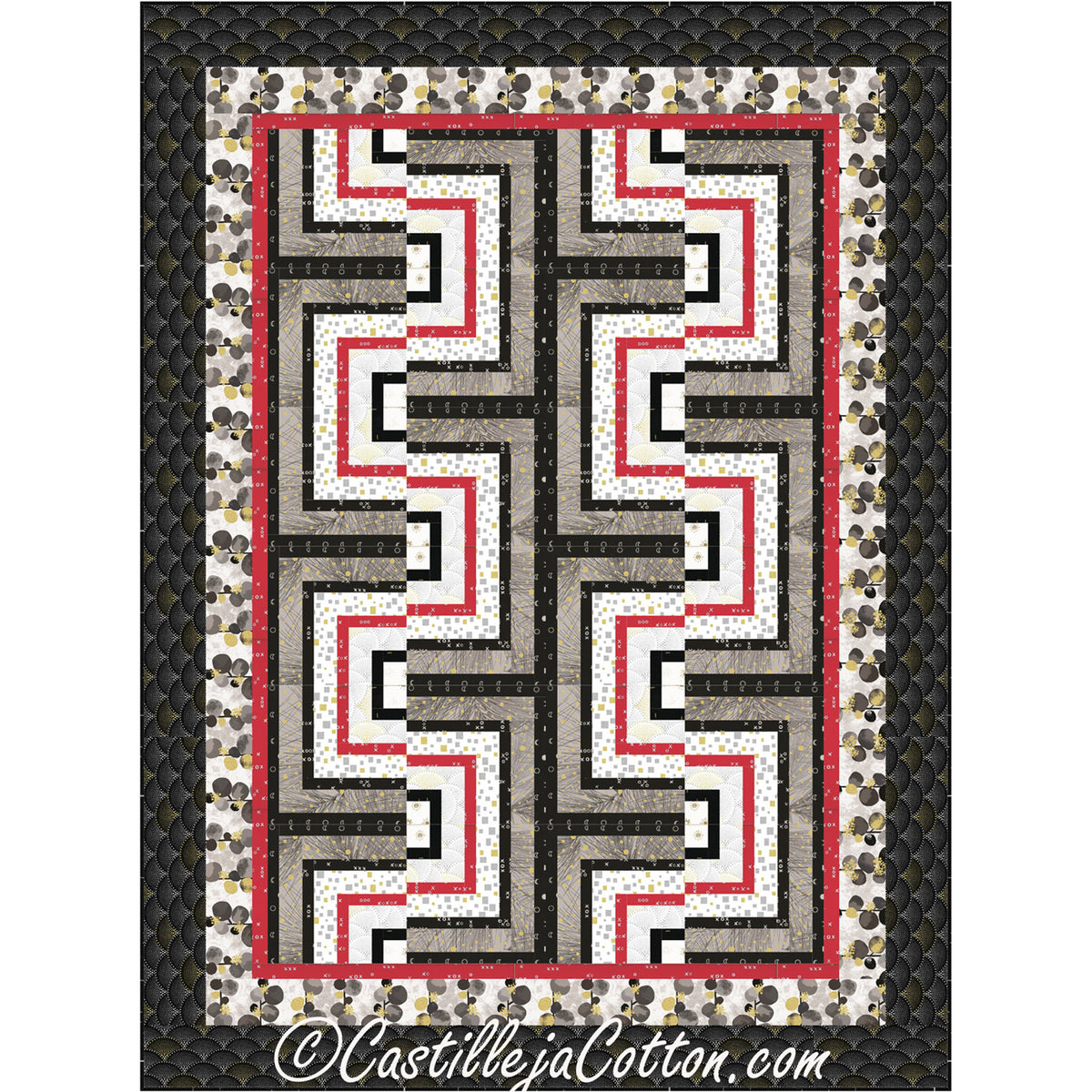 Log Cabin Maze Quilt CJC-52251e - Downloadable Pattern