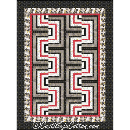 Log Cabin Maze Quilt CJC-52251e - Downloadable Pattern