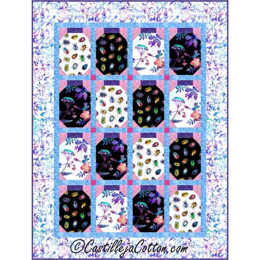 Flowers and Bugs Quilt CJC-52261e - Downloadable Pattern
