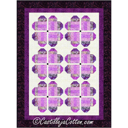 Heart Posies Quilt CJC-52292e - Downloadable Pattern
