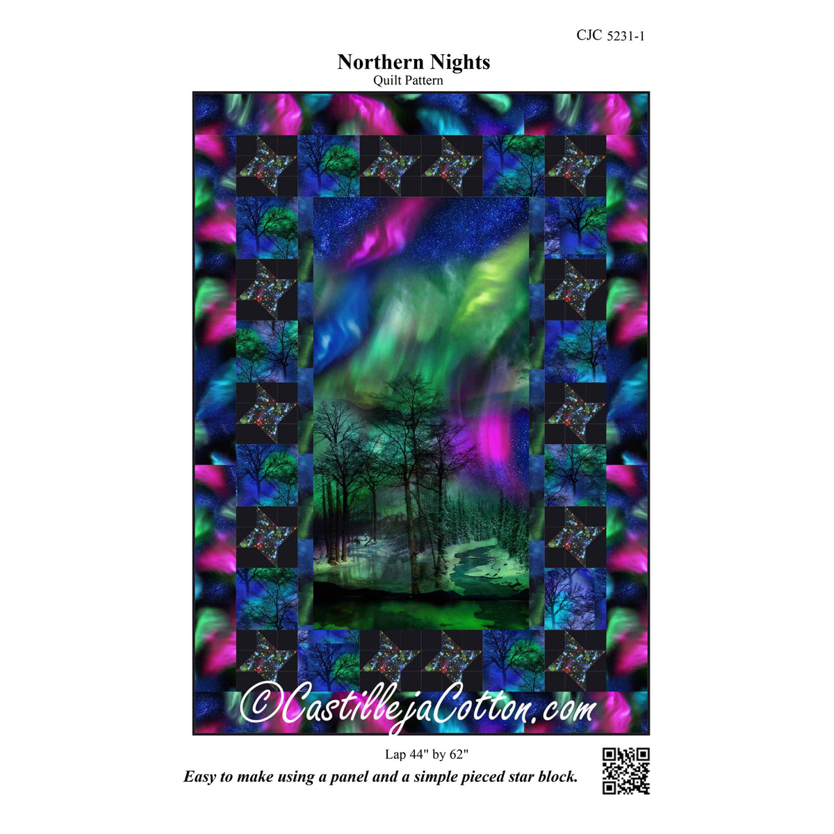 Northern Nights Quilt Pattern CJC-52311 - Paper Pattern