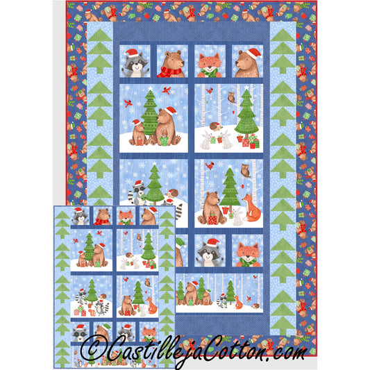 Christmas Bears Quilt Pattern CJC-52380 - Paper Pattern