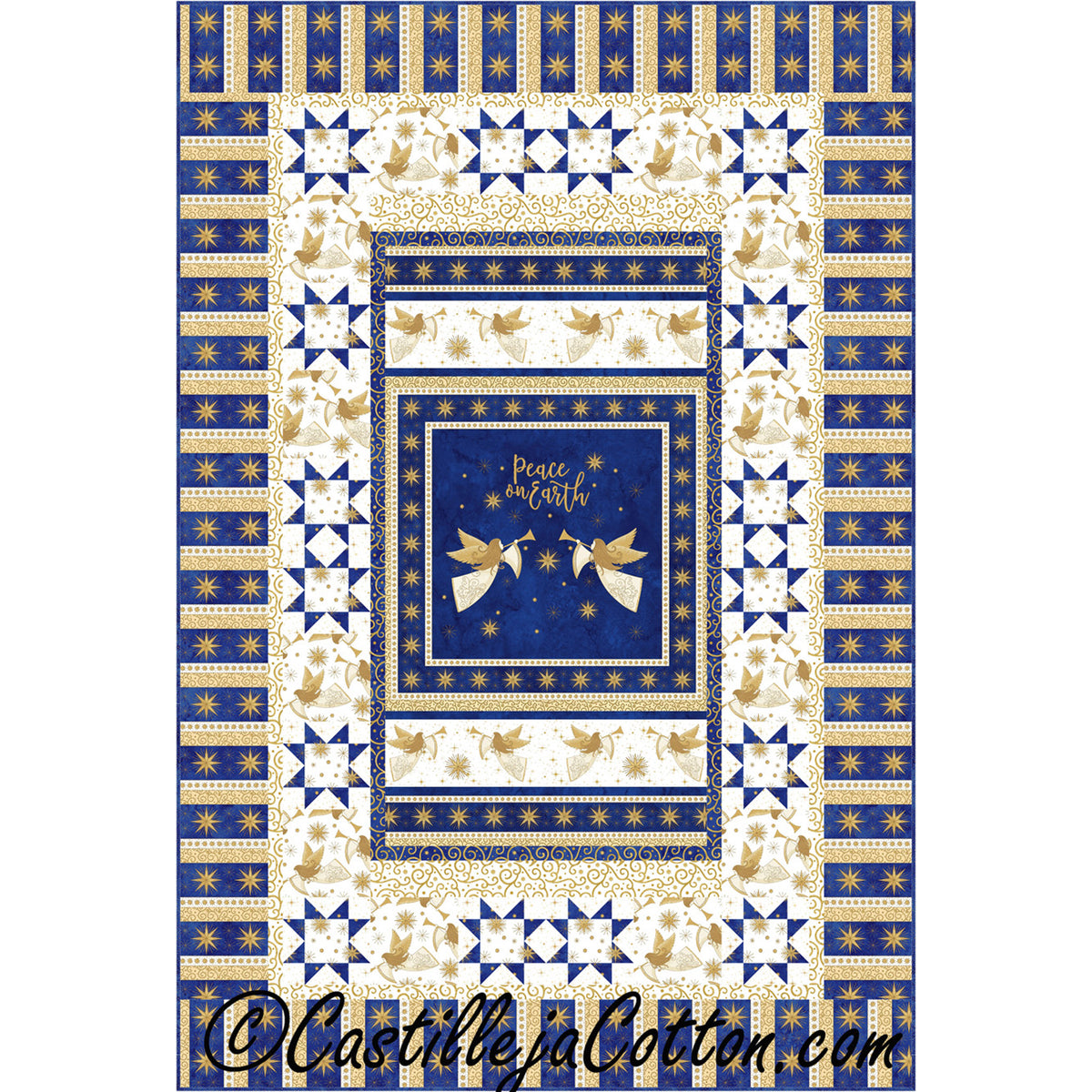 Starry Angels Quilt CJC-52401e - Downloadable Pattern