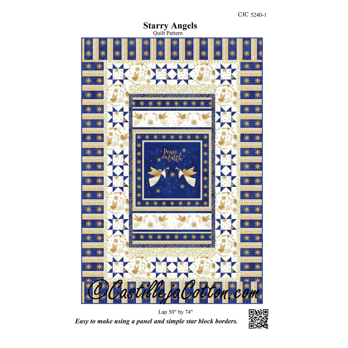 Starry Angels Quilt CJC-52401e - Downloadable Pattern