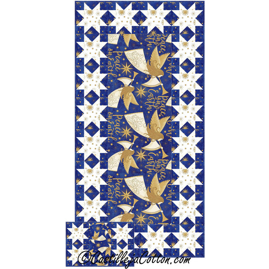 Angels Above Table Runner and Placemat Pattern CJC-52410 - Paper Pattern