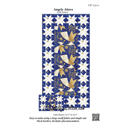 Angels Above Table Runner and Placemat CJC-52410e - Downloadable Pattern