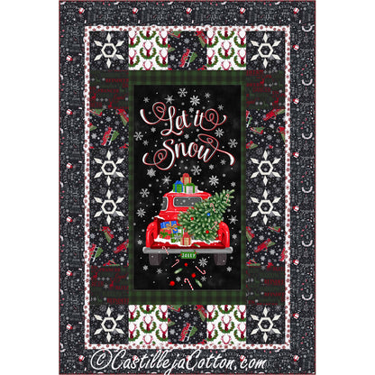 Christmas Snowflakes Quilt Pattern CJC-52431 - Paper Pattern