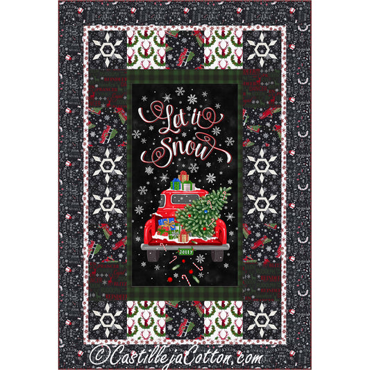 Christmas Snowflakes Quilt Pattern CJC-52431 - Paper Pattern