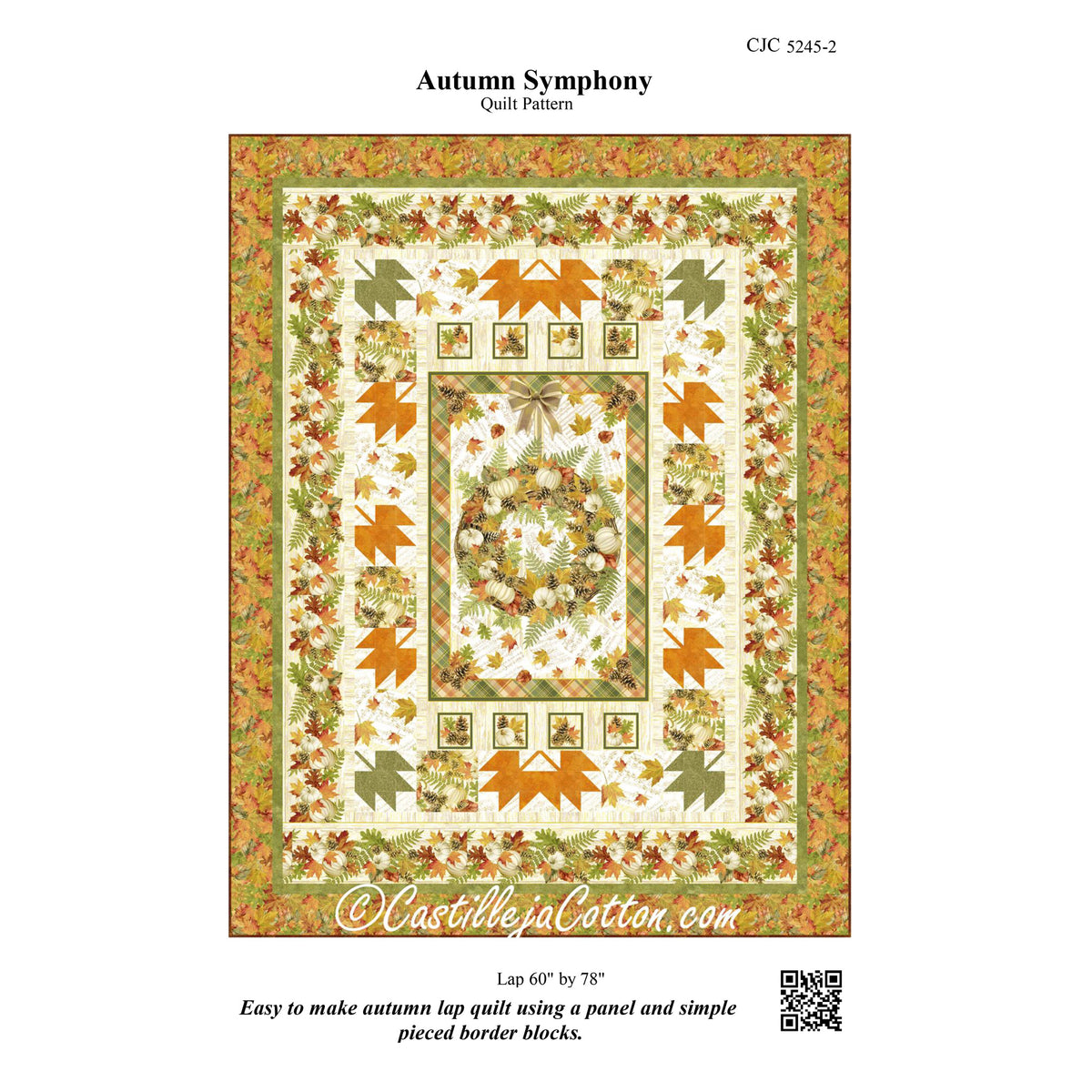 Autumn Symphony Quilt Pattern CJC-52452 - Paper Pattern