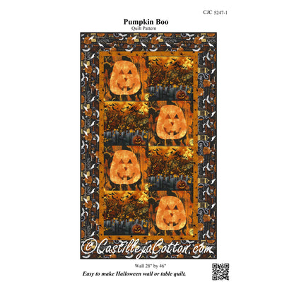 Pumpkin Boo Quilt Pattern CJC-52471 - Paper Pattern
