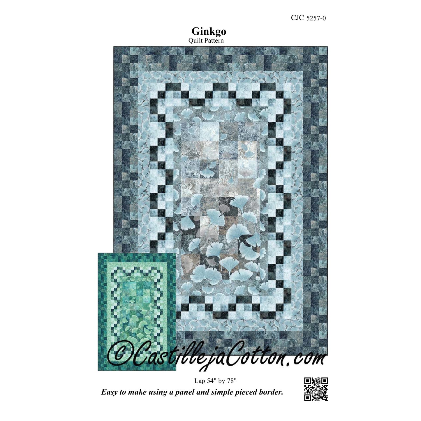 Ginkgo Quilt Pattern CJC-52570 - Paper Pattern