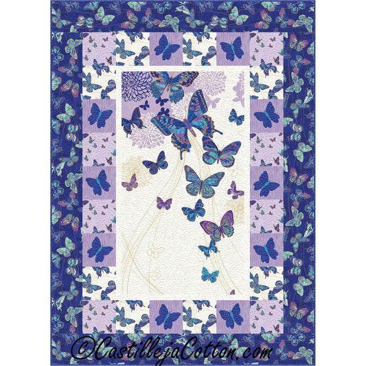 Butterfly Fantasia Quilt Pattern CJC-52581 - Paper Pattern