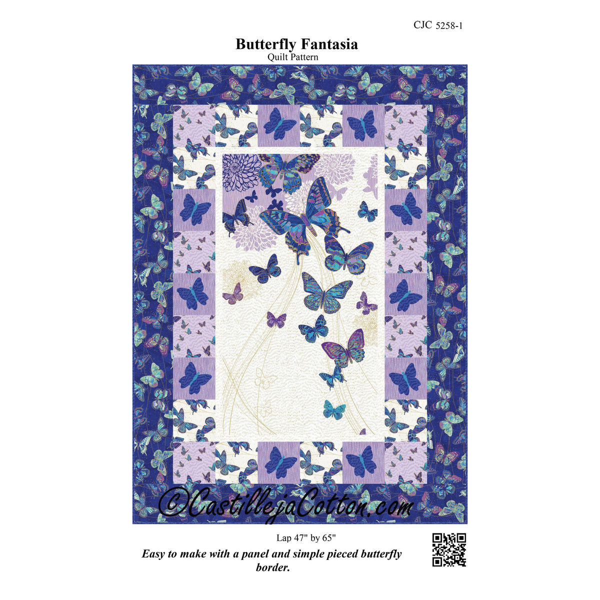 Butterfly Fantasia Quilt CJC-52581e - Downloadable Pattern