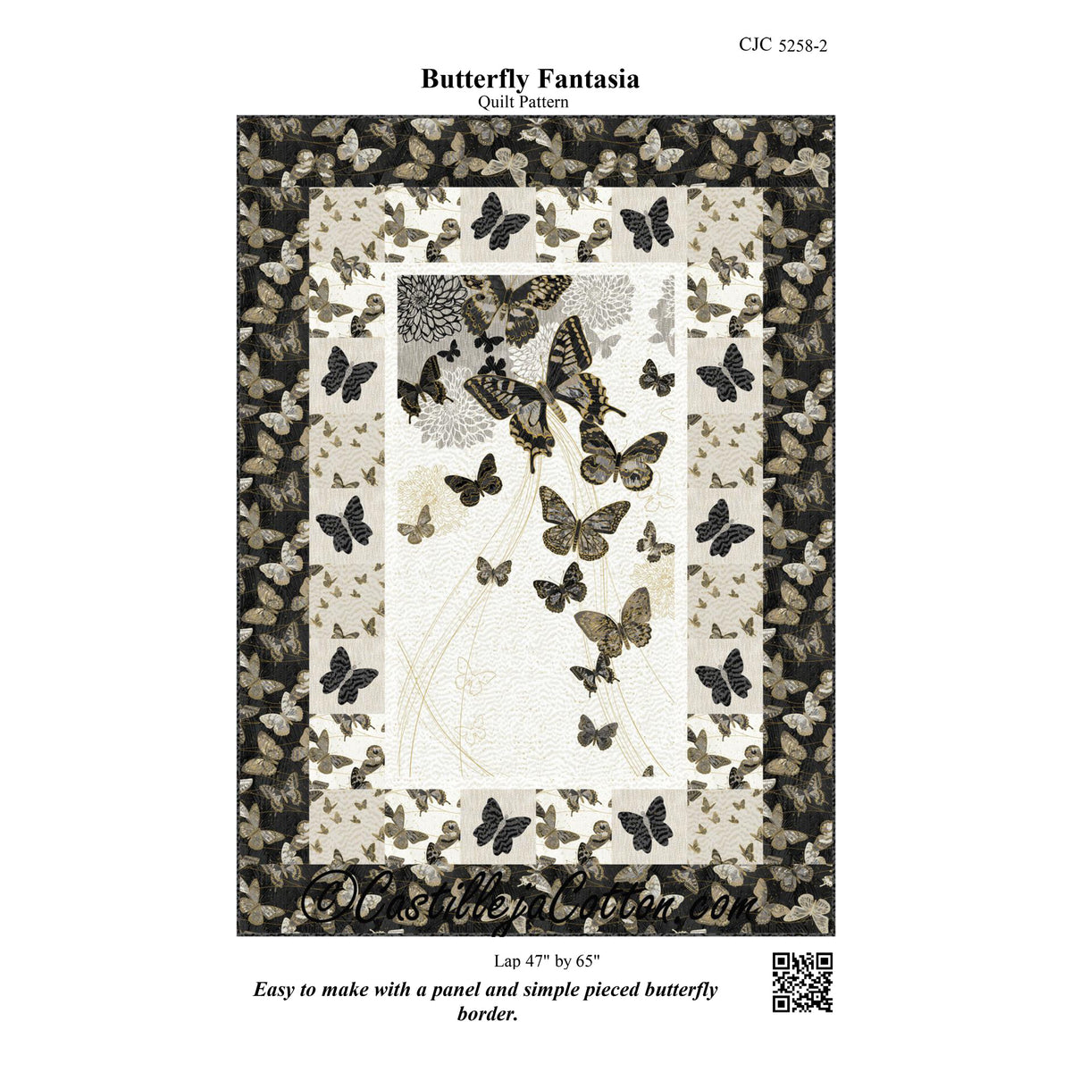 Butterfly Fantasia Quilt CJC-52582e - Downloadable Pattern