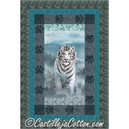 White Tiger Quilt CJC-52611e - Downloadable Pattern