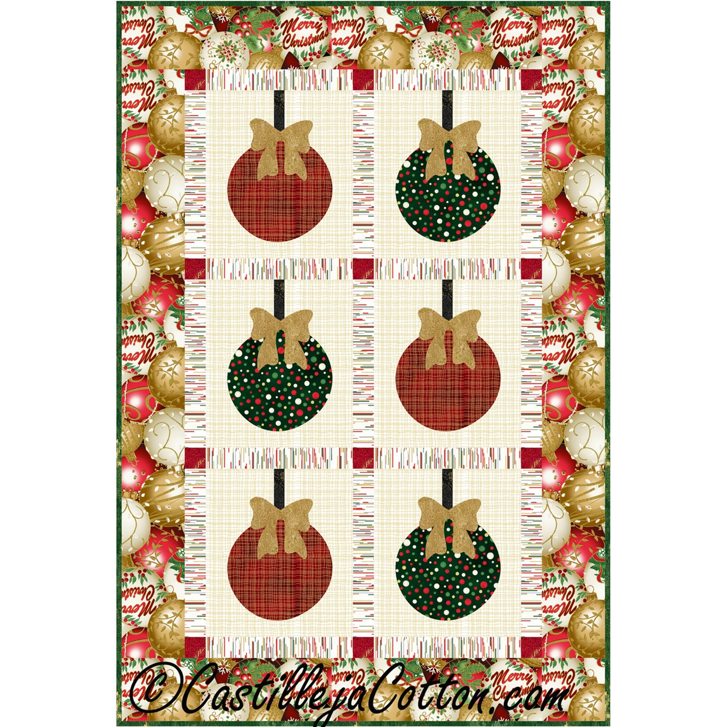 Glittering Ornaments Quilt Pattern CJC-52631 - Paper Pattern
