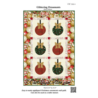 Glittering Ornaments Quilt Pattern CJC-52631 - Paper Pattern