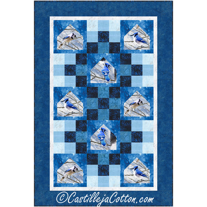 Blue Jay Bird Feeders Quilt Pattern CJC-52662 - Paper Pattern
